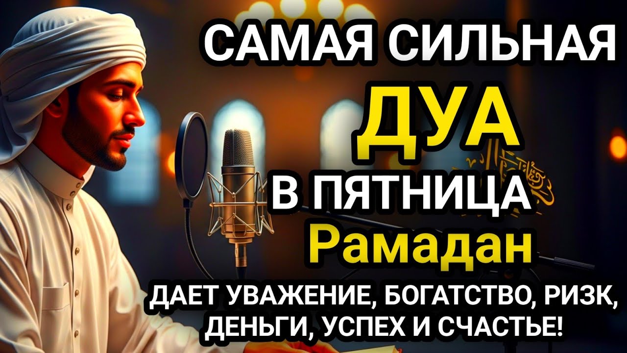  САМАЯ СИЛЬНАЯ Дуа в ПЯТНИЦА Рамадан Все желания сбываются Очень сложныепроблемы будут решены #дуа