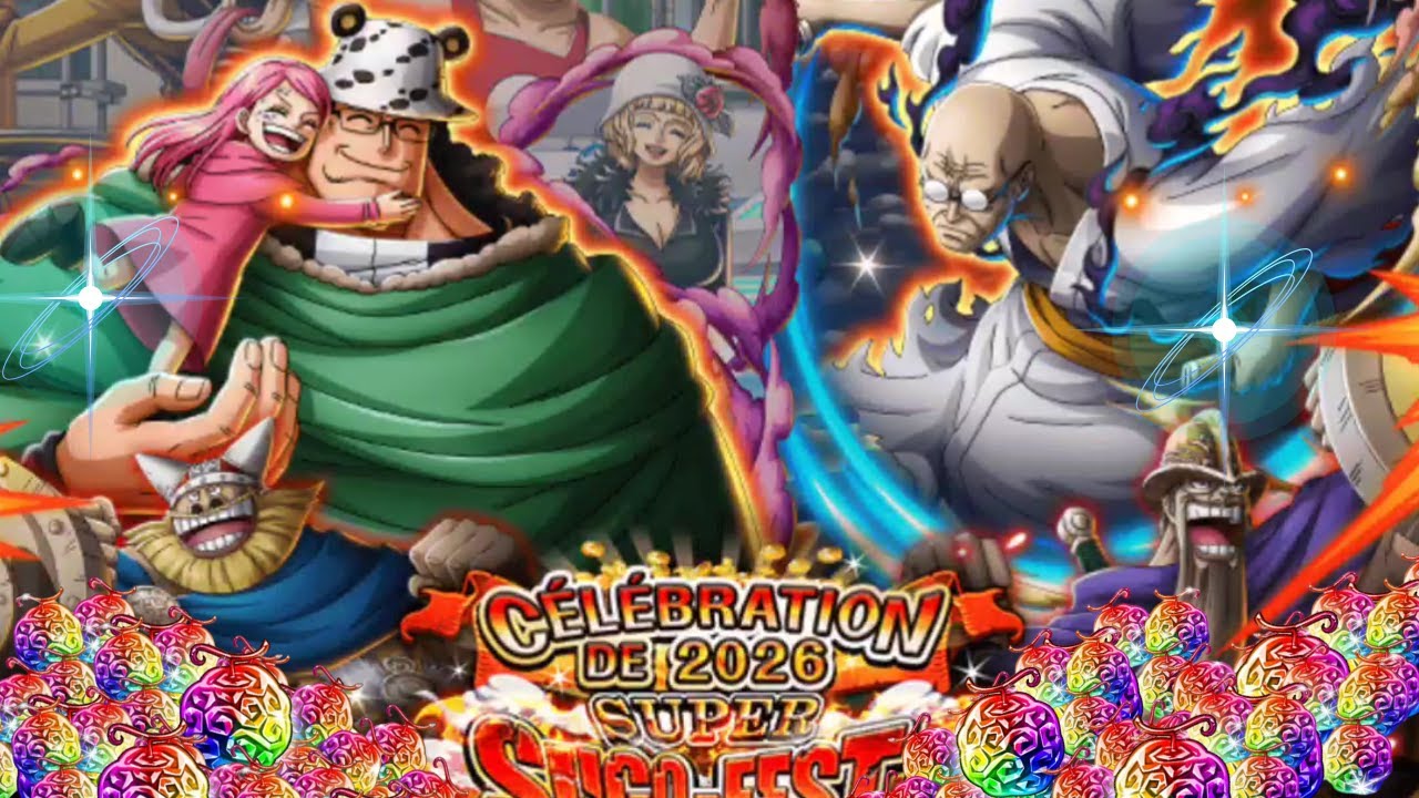 INVOCATION 5 MULTIS PORTAIL DU NOUVEL AN 2026 PART 5 - OPTC #optc #summons #gacha
