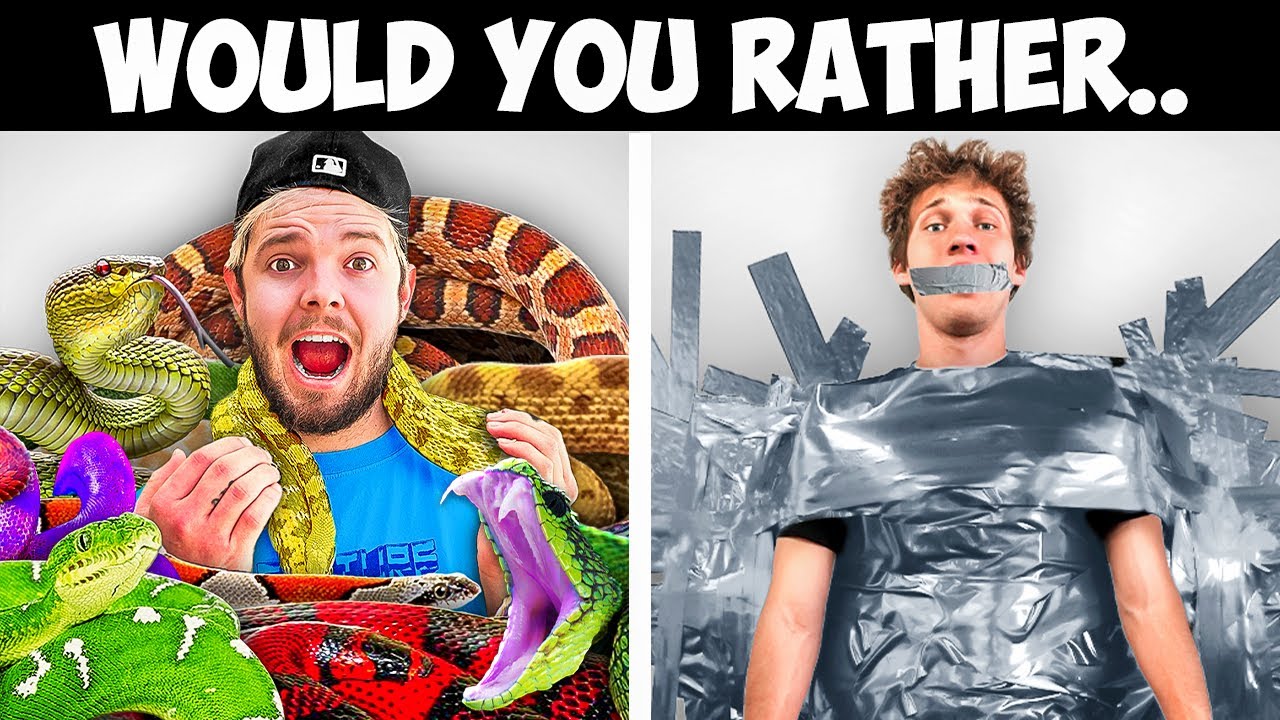Would You Rather Sit with Snakes or be Taped to a Wall