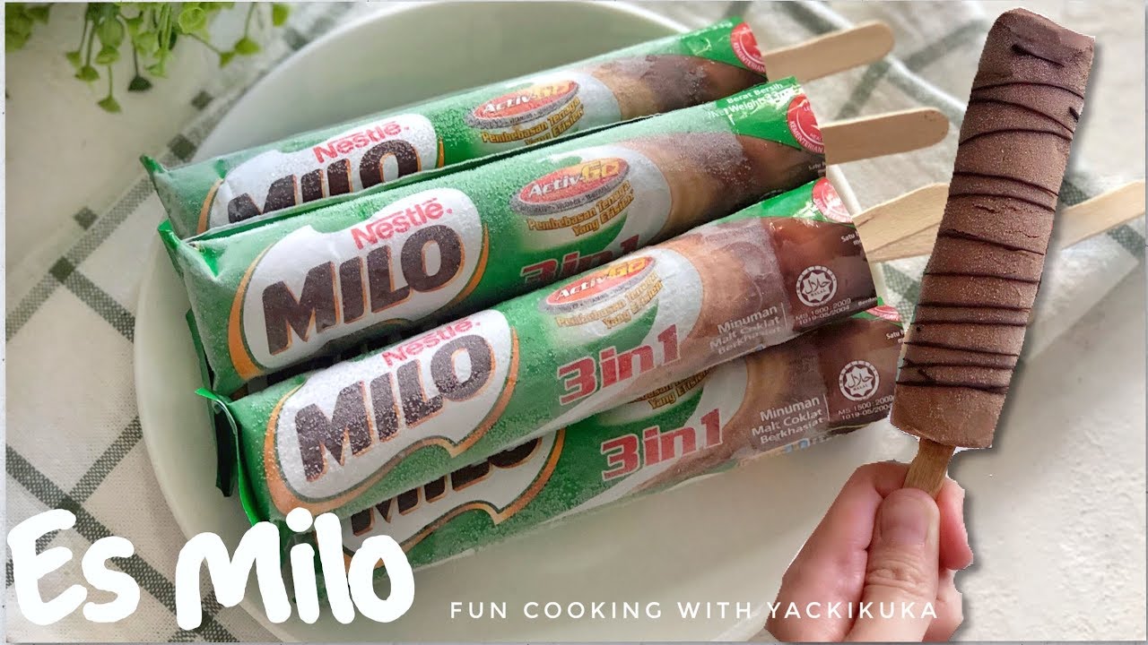 SIMPLE MILO ICE CREAM 3BAHAN
