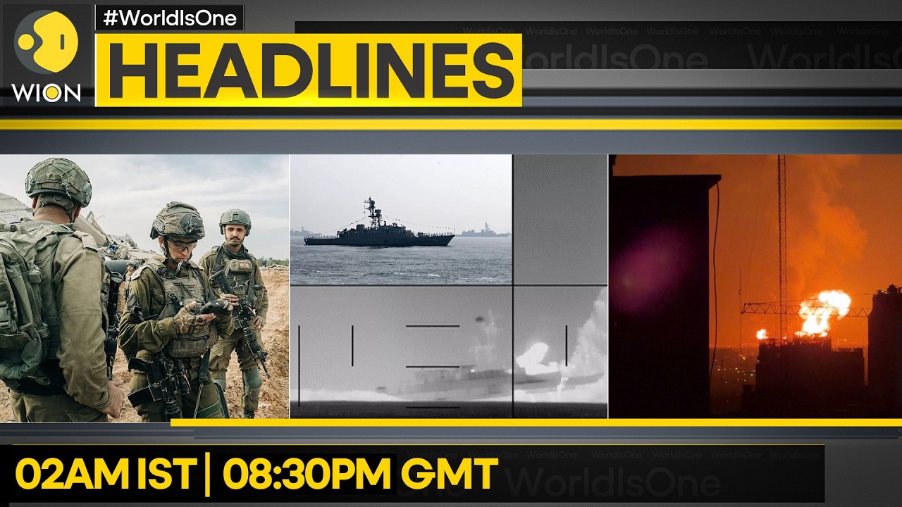 IDF: Conducted 3,400 Strikes on Iran | US Claims Iranian Ship It Sank Was Armed | WION Headlines