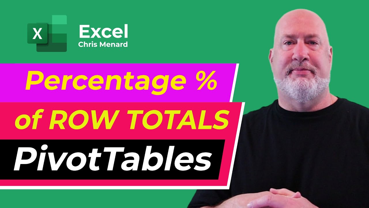 Сводная таблица Excel — процент от итогов строк и пять полезных советов