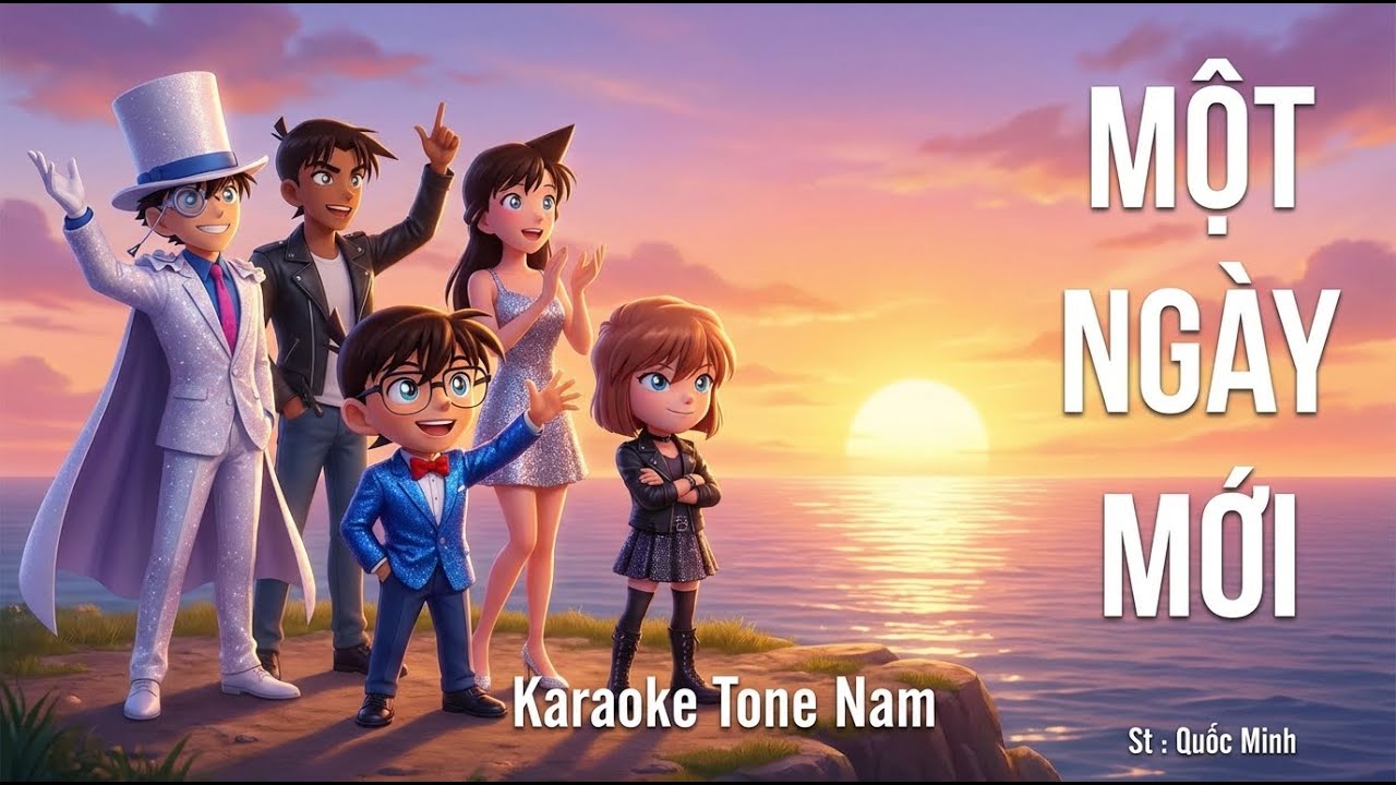 Một ngày mới - Conan AI Singer Cover (Suno AI) - Karaoke Tone Nam | Nhạc Sôi động Hay Nhất