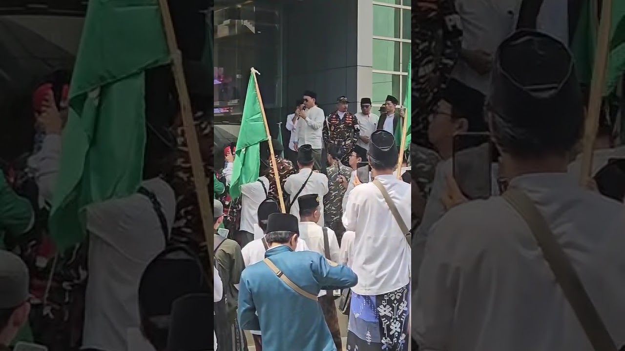 Suasana Terkini  NU Jakarta Demo Trans7