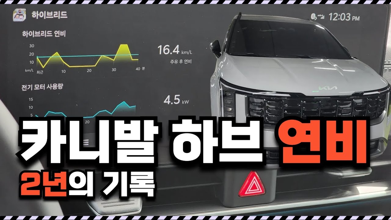 카니발 하이브리드 1만km 실연비 공개! 다둥이 아빠의 롱텀 시승기