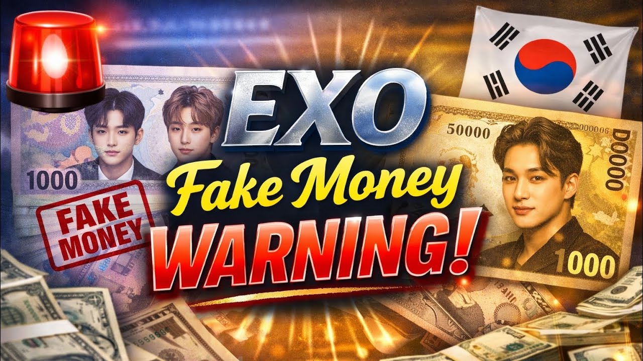 💸🎤 EXO Appears on Banknotes? Korea Warns Over Rising Fake Event Money #japan#korean #exo 