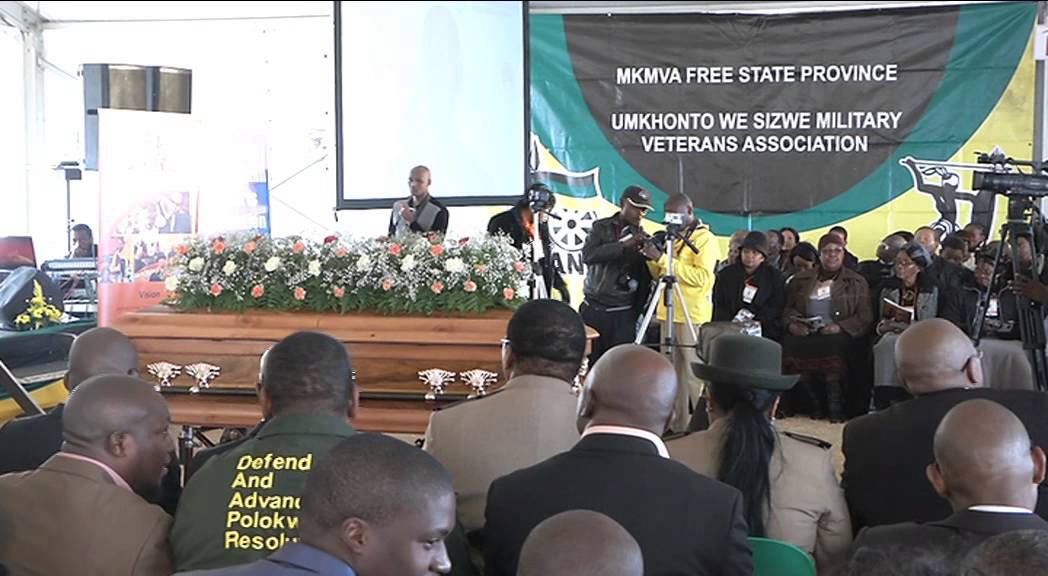 ANC   Reburial of Umkhonto Wesizwe cadre, Sechaba Lesimola, Theunissen   16 August 2014