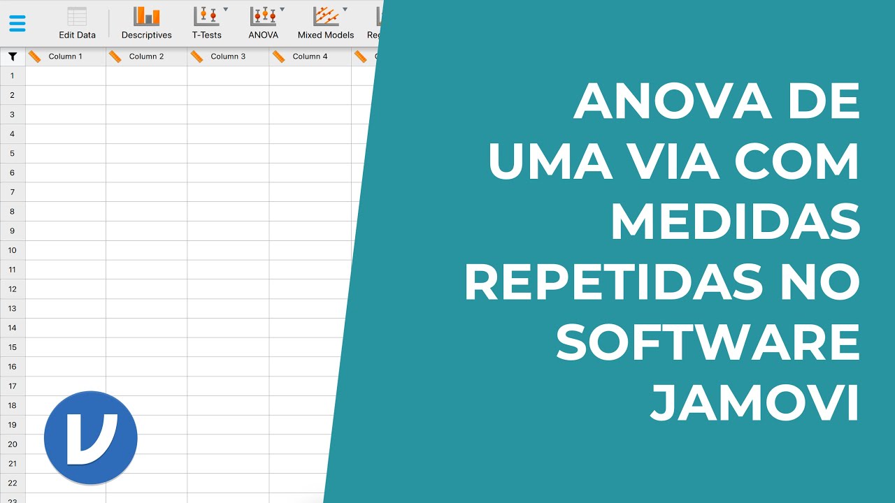ANOVA de uma via com medidas repetidas no software gratuito Jamovi
