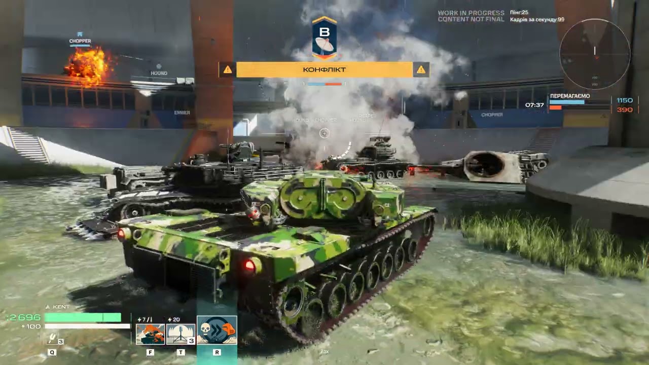 WOT Cold War.НОВИНКА супершутер на сучасних танках XM 190 KENT (обмежений доступ Альфатест)