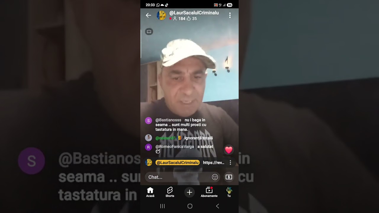 RAPANOSUL laur  SAKALU nervos ca a fost prins cu bani lu racos