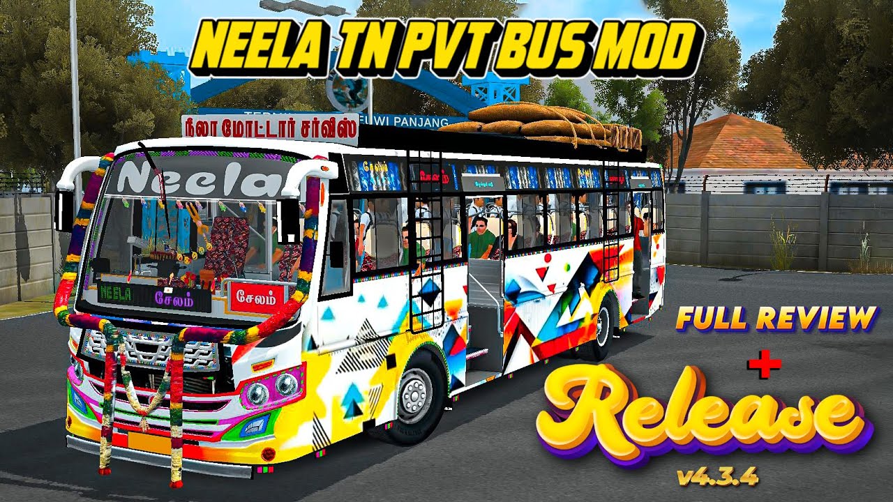 New Neela BS4 TN PRIVATE BUS MOD | RELEASE