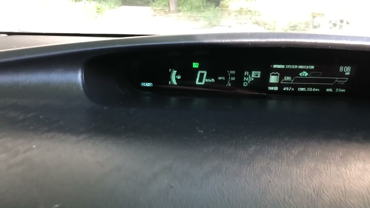 Toyota Prius: 3 ways to change km/h to mph
