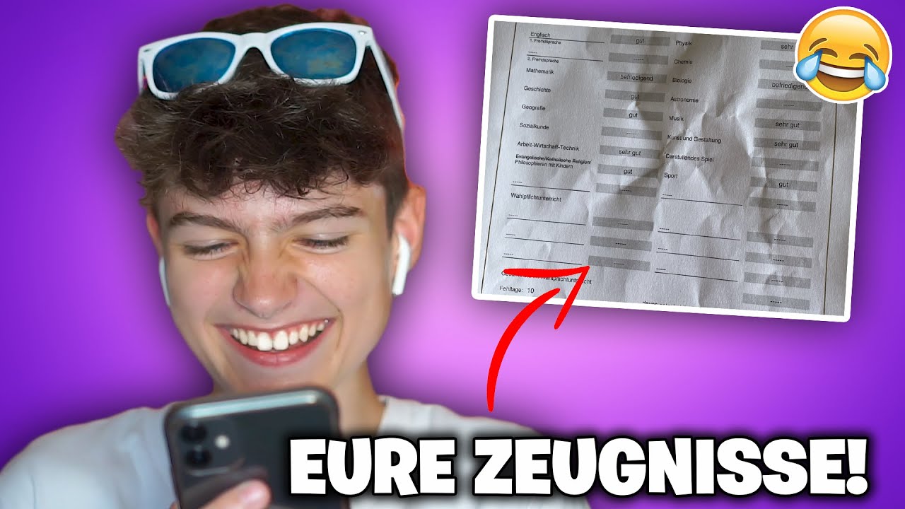 ICH reagiere auf Eure ZEUGNISSE... (Katastrophe) | LumeXx Reagiert