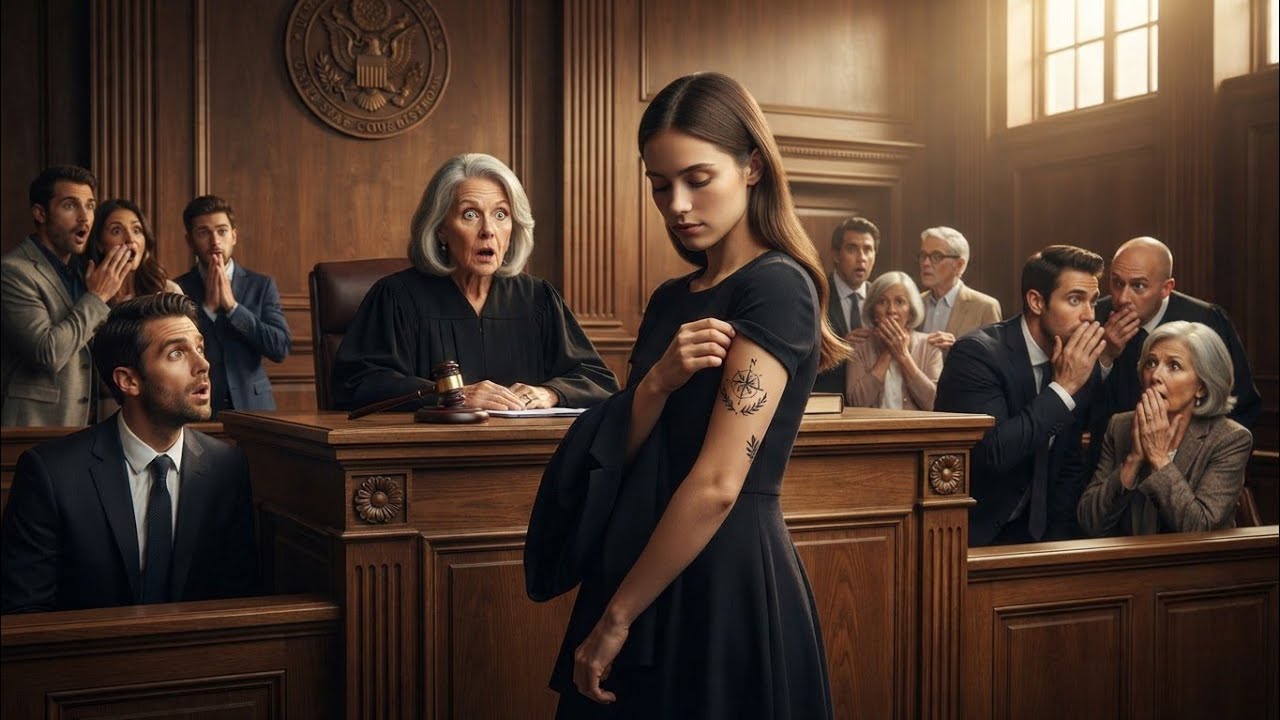 Vor dem Urteil sollte sie die Jacke ausziehen – doch das Tattoo ließ die Richterin erstarren