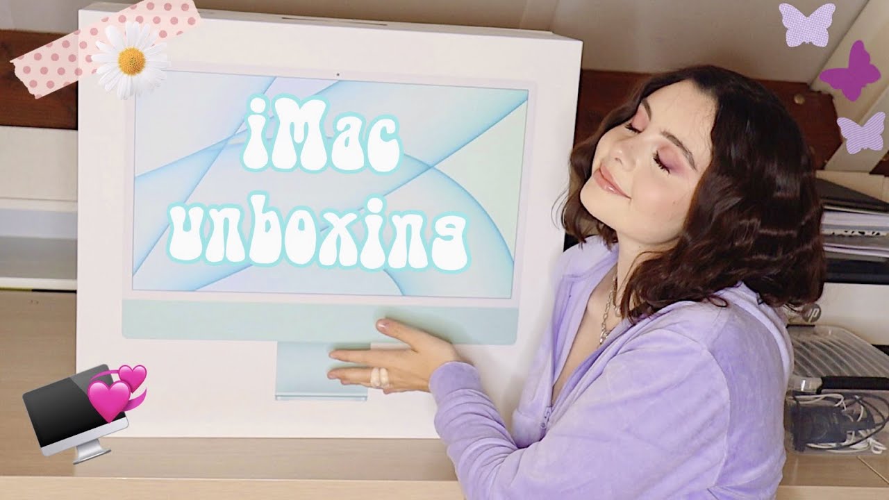 unbonxing iMac 2021 en vert : pour l'unif  🖥💚📚