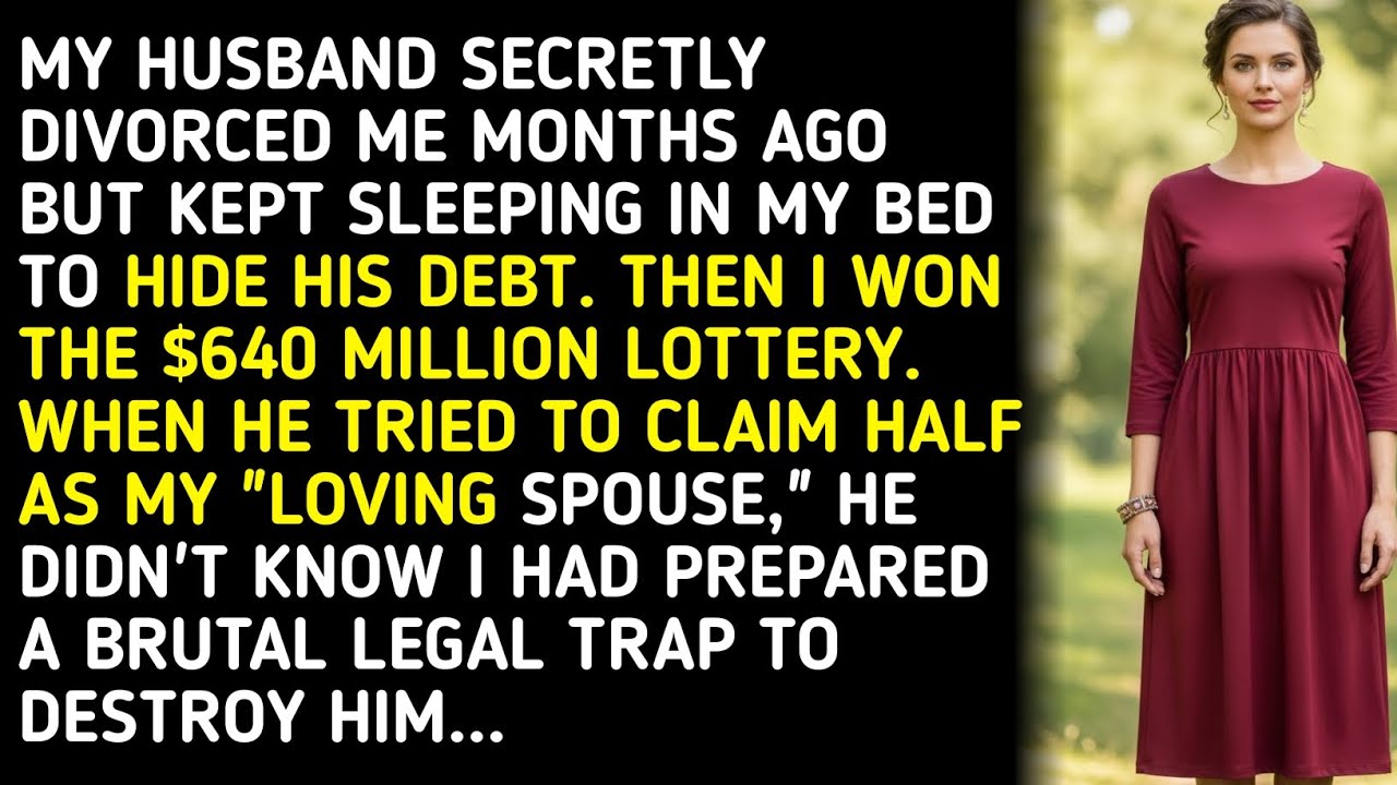 MY HUSBAND SECRETLY DIVORCED ME MONTHS AGO BUT KEPT SLEEPING IN MY BED TO HIDE HIS DEBT. THEN ... 