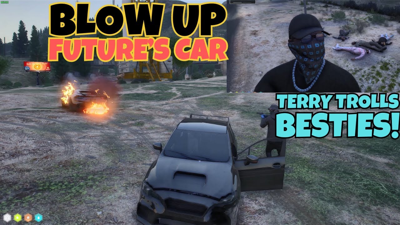 MANOR CLOWN ON BESTIES AFTER SMOKING THEM (TERRY IS ON A SERATONIN HIGH😂) | NOPIXEL 4.0 GTA RP