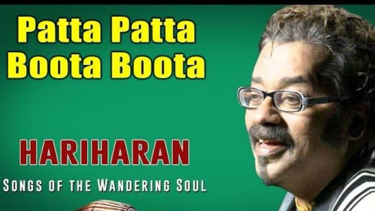 Patta Patta Boota Boota | Hariharan | Marg Samgeet Festival | Hindi Live Song