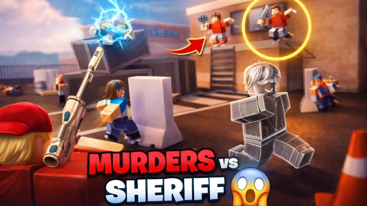 MURDERS vs SHERIFF 😱 | Roblox Intense Battle