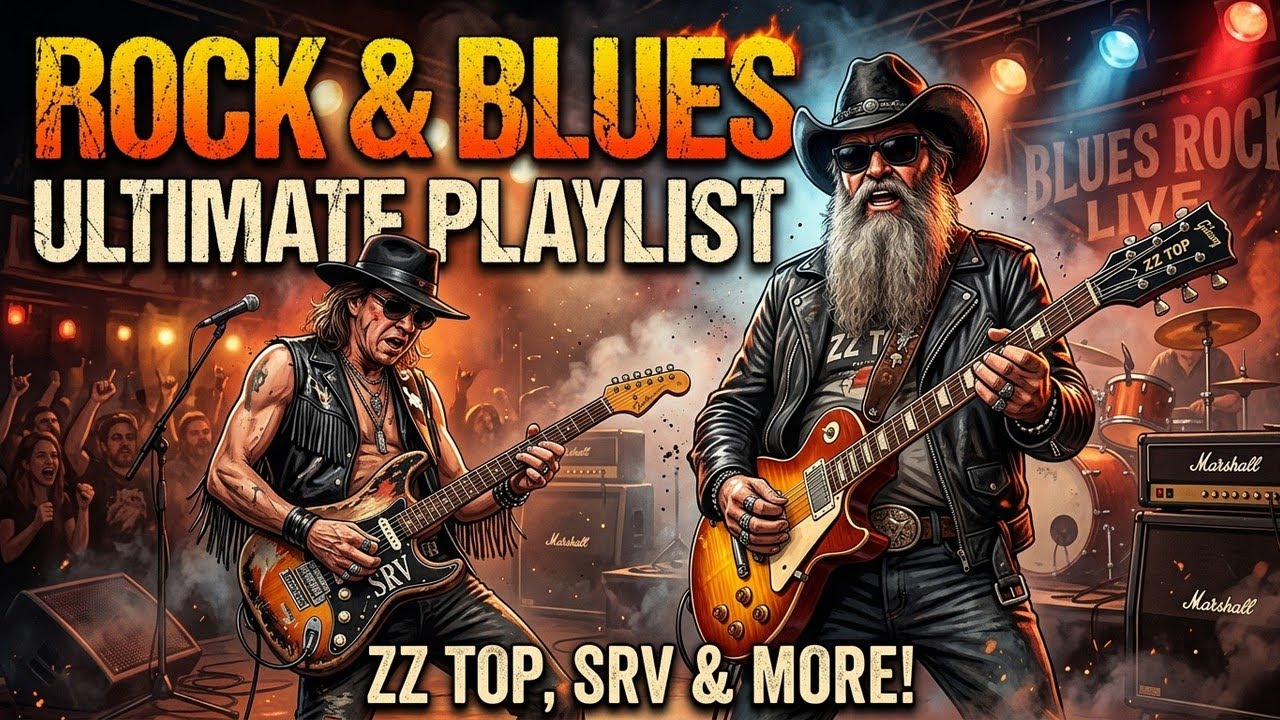 Blues Rock Classics & Modern Hits | Led Zeppelin, Stevie Ray Vaughan, The Black Keys