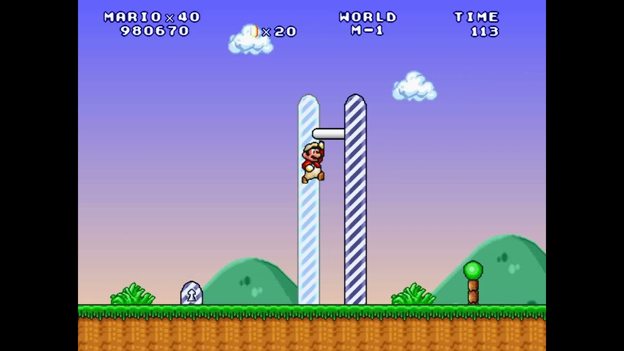 Mario Forever Fabulous Letter Worlds Series V1.5 Demo World L~M Completed Video