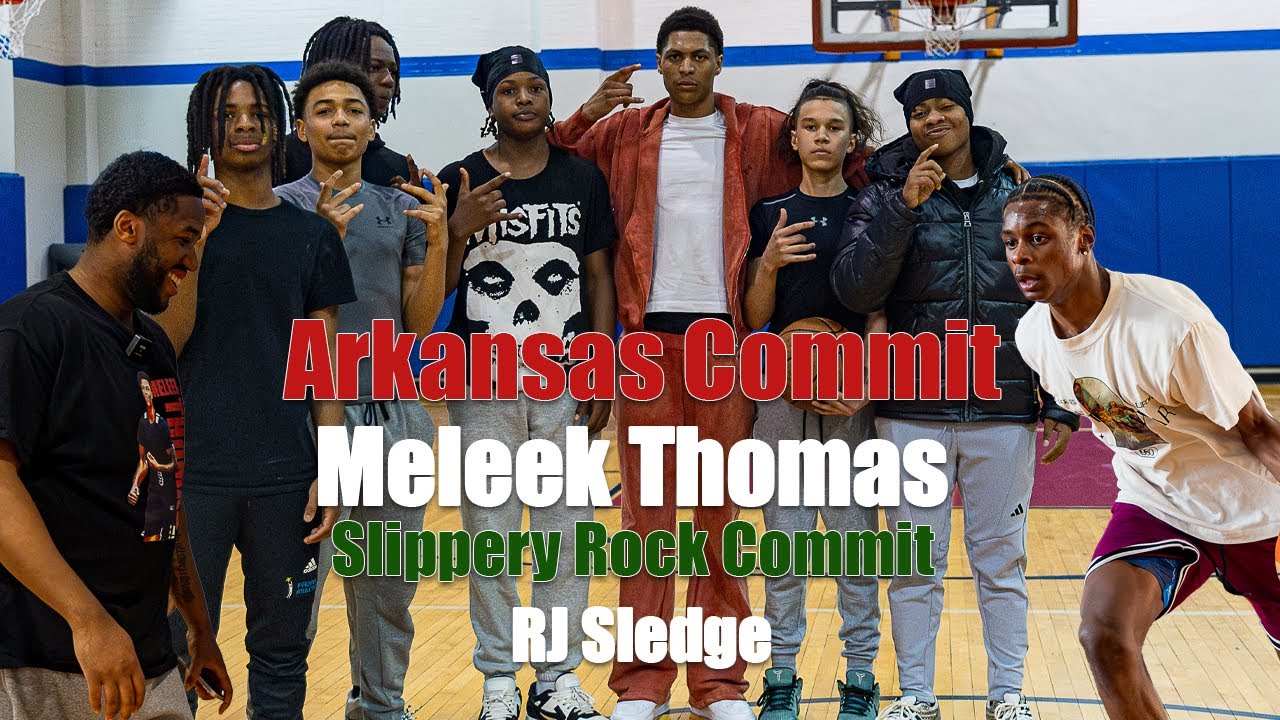 D1 Arkansas Commit Meleek Thomas Workout featuring RJ Sledge
