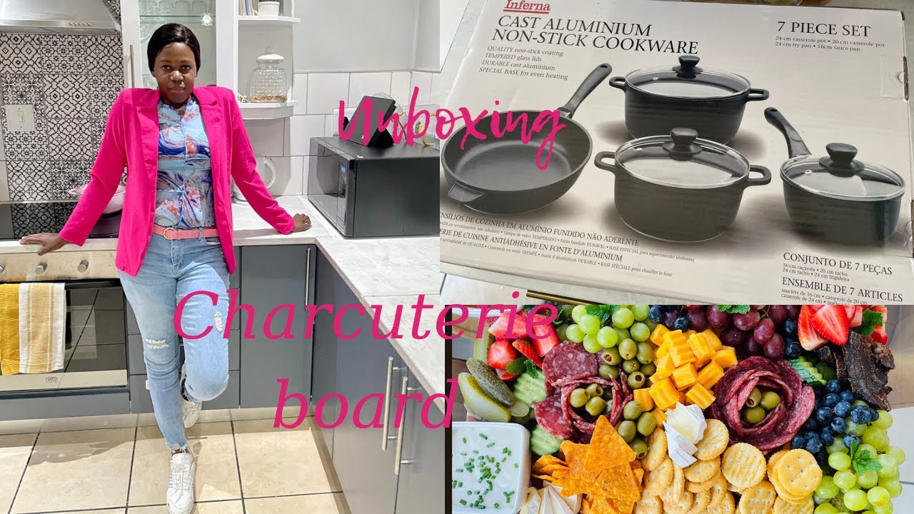 CHARCUTERIE BOARD || UNBOXING || INFERNA CAST ALUMINIUM POTS ​⁠@CheckersSA