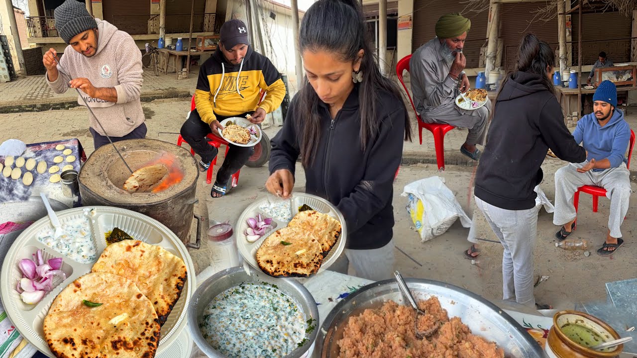 ਅੰਮ੍ਰਿਤਸਰੀ ਸਟਾਈਲ ਕਰਾਰੇ ਆਲੂ ਨਾਨ ਤੇ ਮਸਾਲੇਦਾਰ ਰਾਇਤਾ | healthy family ❤️