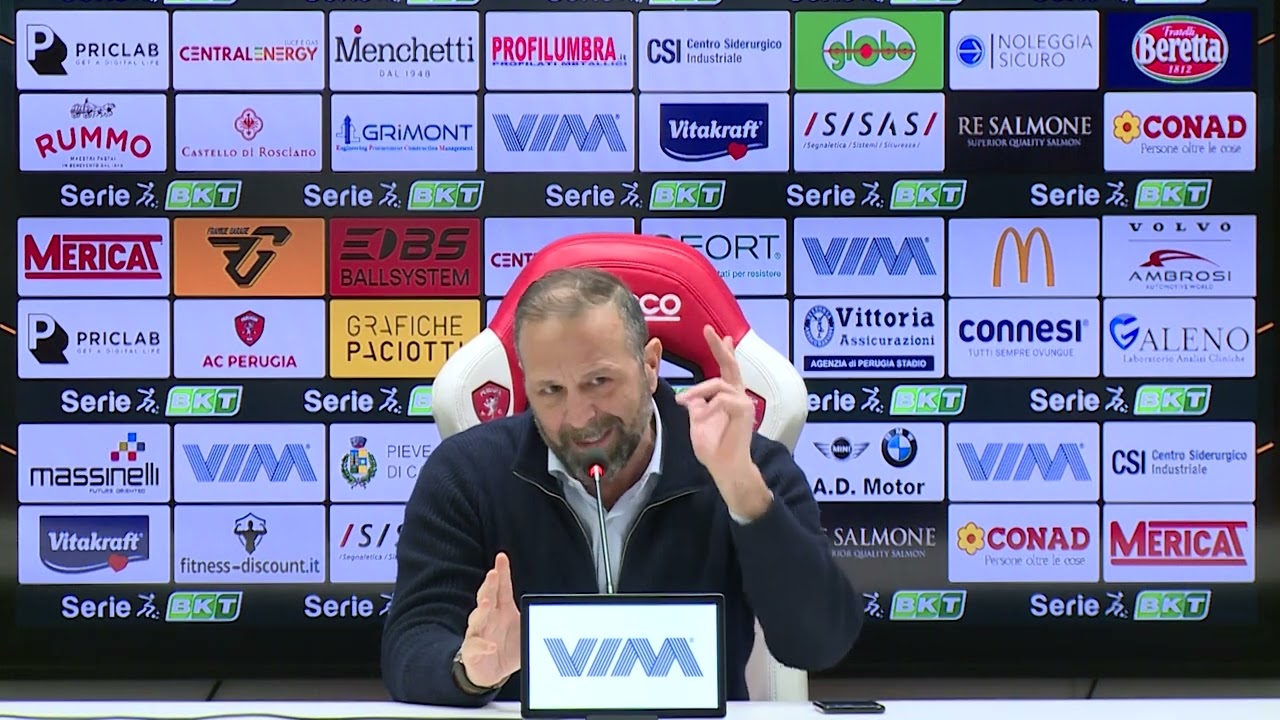 AC PERUGIA CALCIO - Conferenza stampa presidente Santopadre