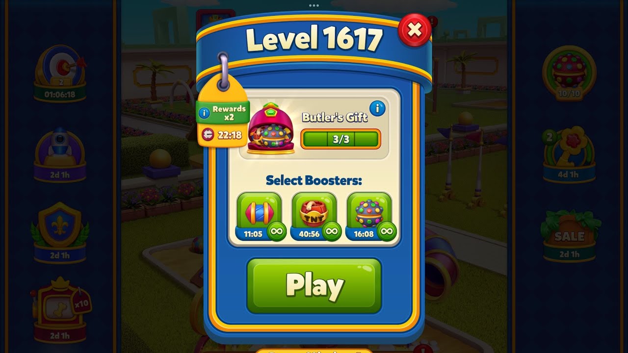 Royal Match - King Robert - Level 1617 (last move clearance)