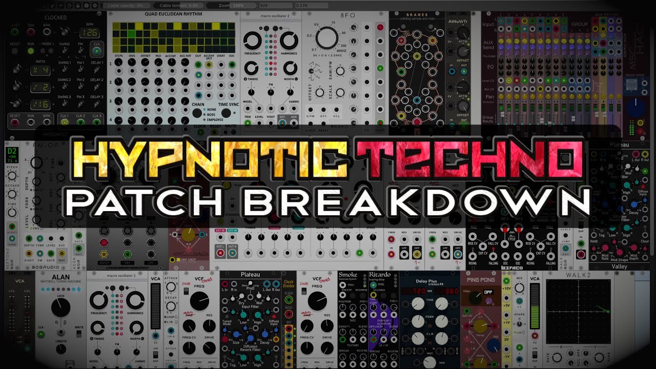 Cardinal VCV Rack Hypnotic Techno: Patch Breakdown