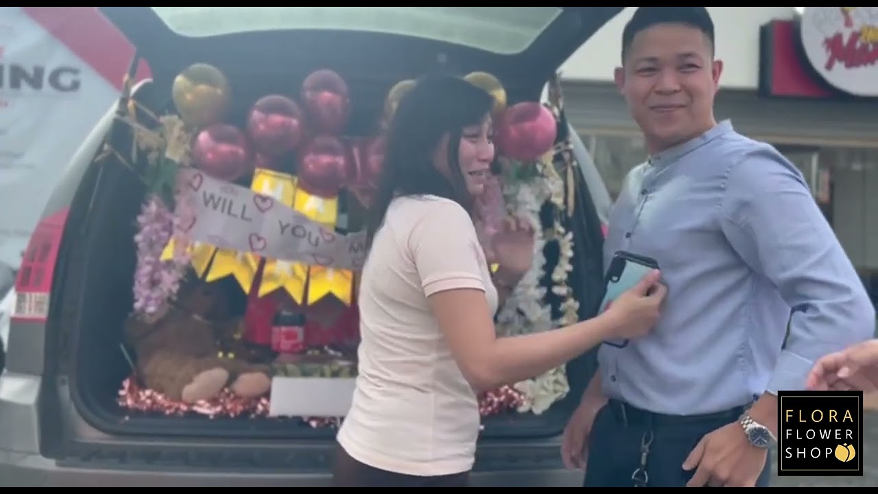 Birthday And Engagement Proposal Surprise at Rawis Legazpi City | FLORA FLOWER SHOP