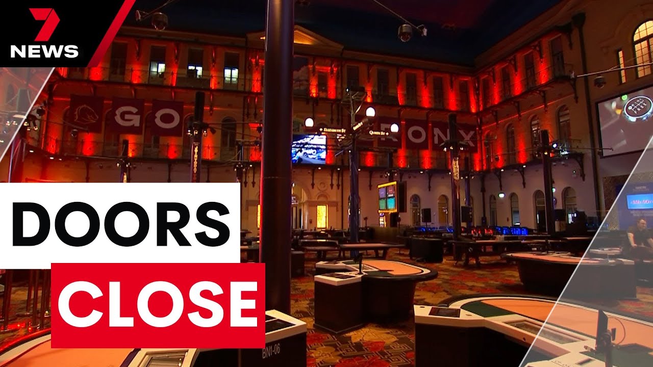 Brisbane's Treasury Casino closes its doors for the final time | 7NEWS