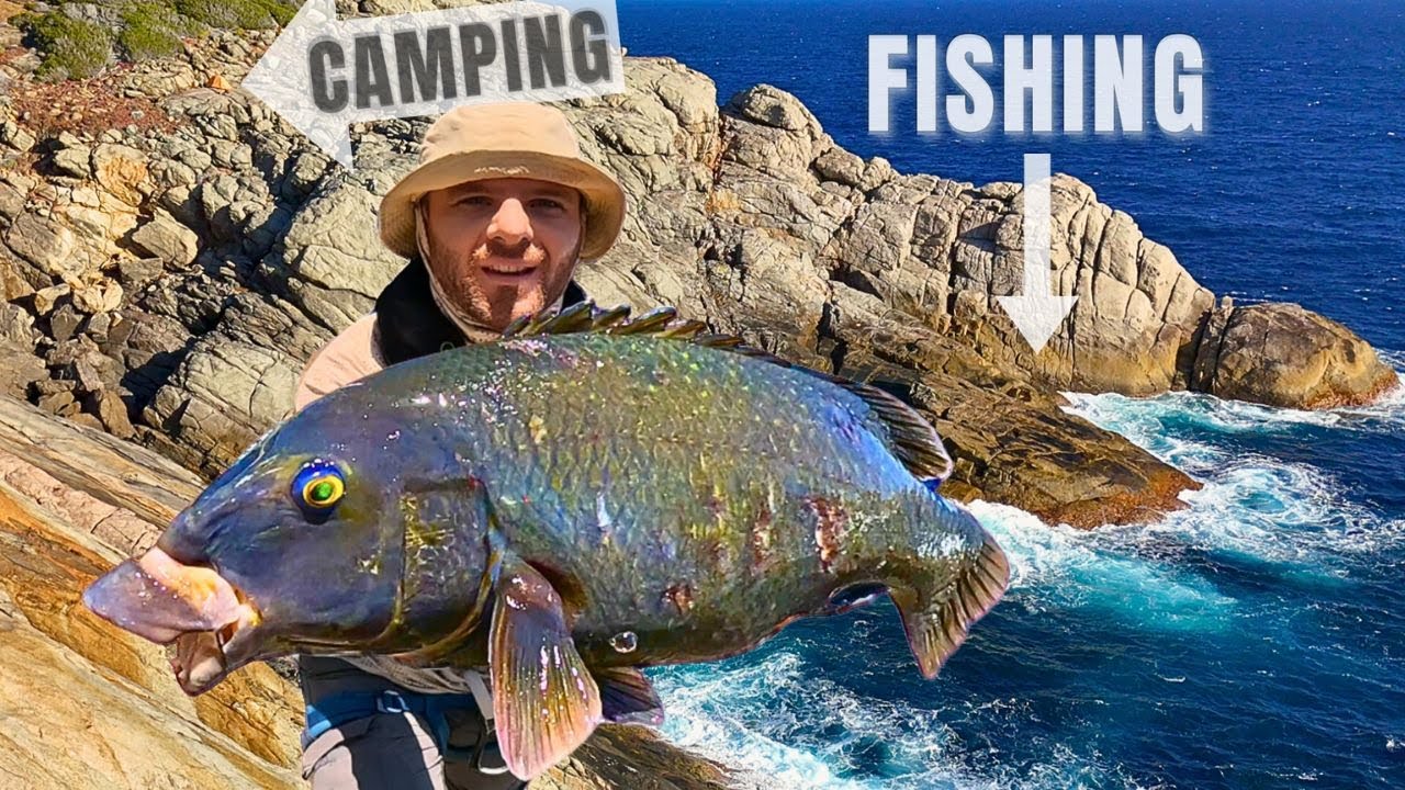 Solo Rock Fishing & Camping | 2-Day Remote Catch & Cook