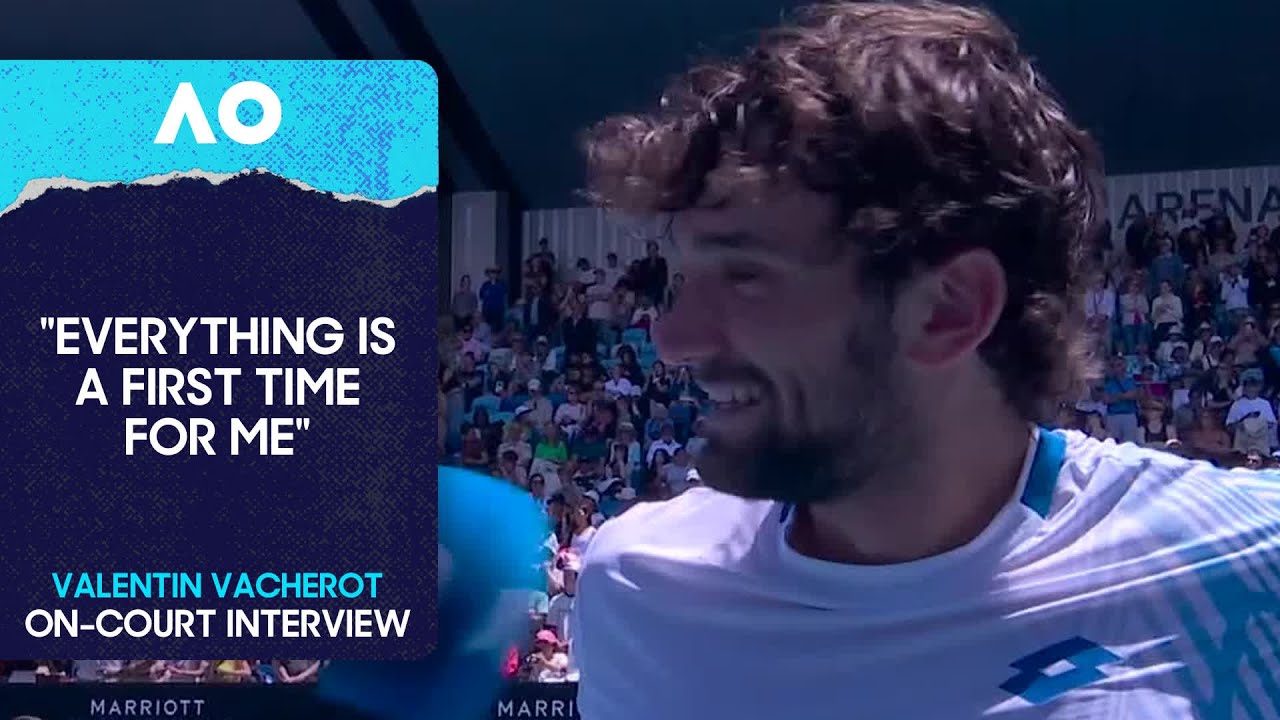 Valentin Vacherot On-Court Interview | Australian Open 2026 Second Round