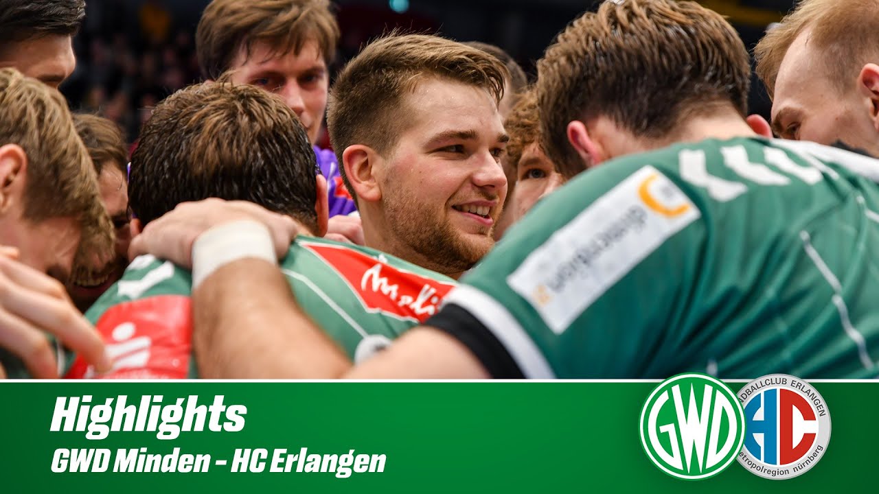 Highlights GWD Minden – HC Erlangen | DAIKIN Handball-Bundesliga | 16. Spieltag