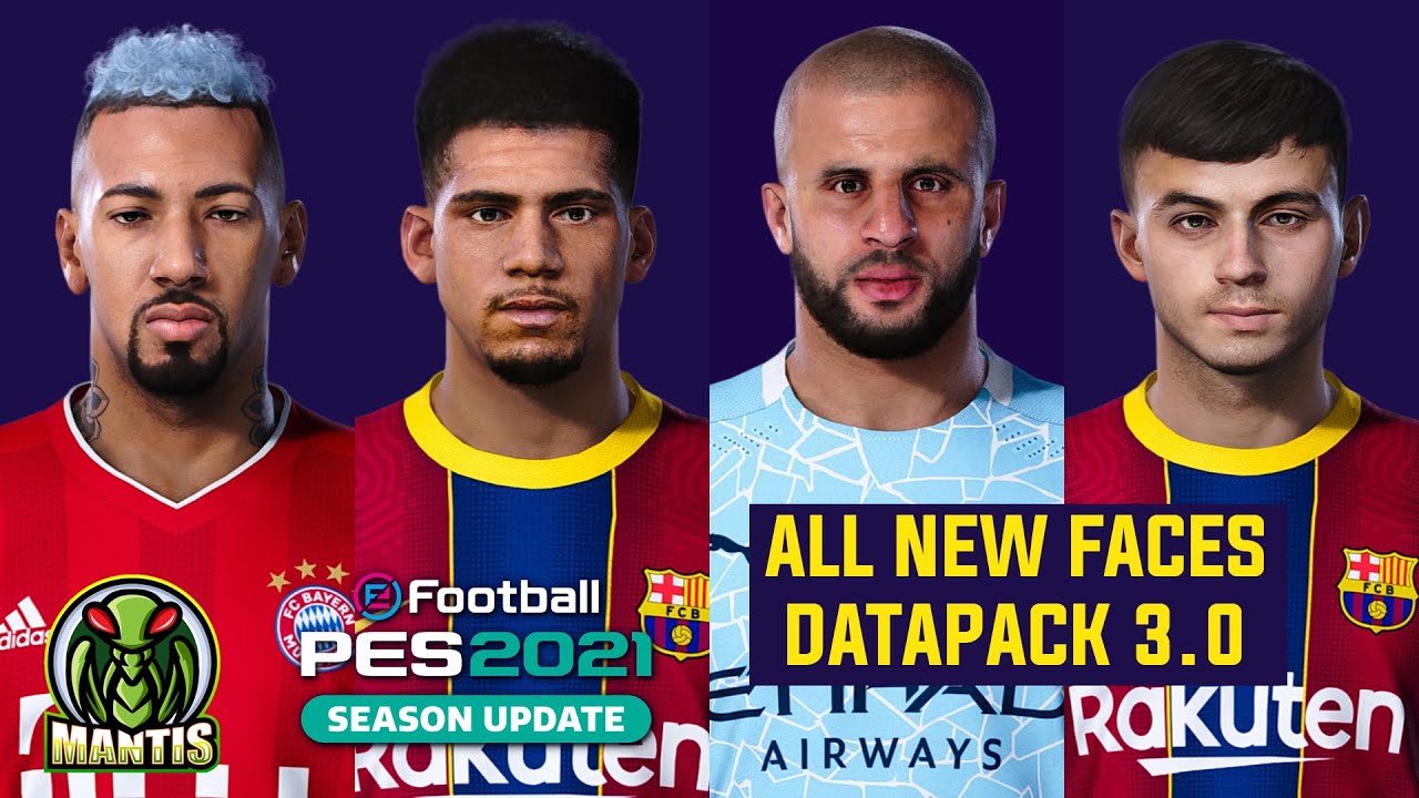 ALL NEW FACES DATAPACK 3.0 PES 2021