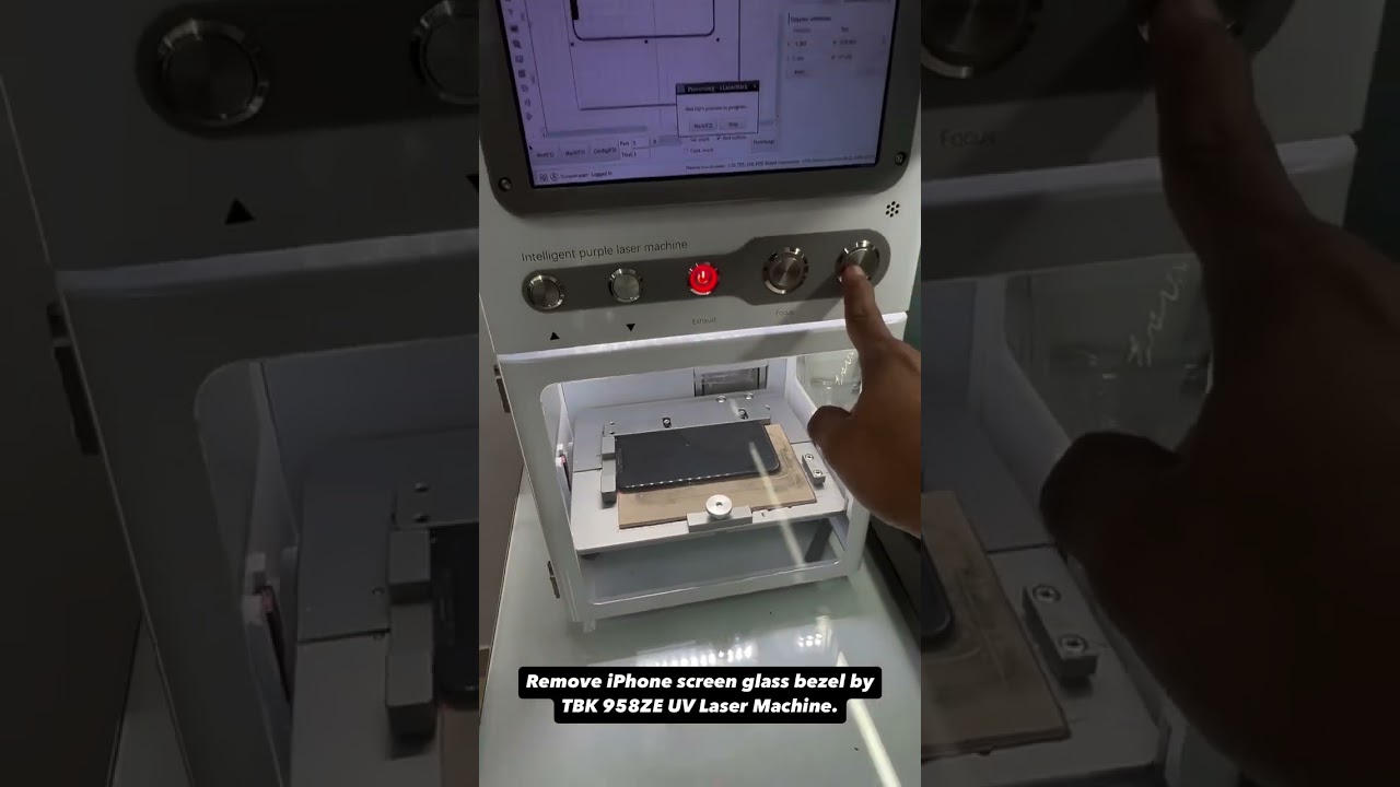 TBK 958ZE 5W Auto-Focus UV Laser Marking Machine Phone Screen Separator Back Glass Remover #tbk
