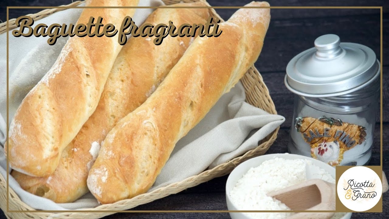 BAGUETTE FRAGRANTI ricetta facile | Ricotta&Grano