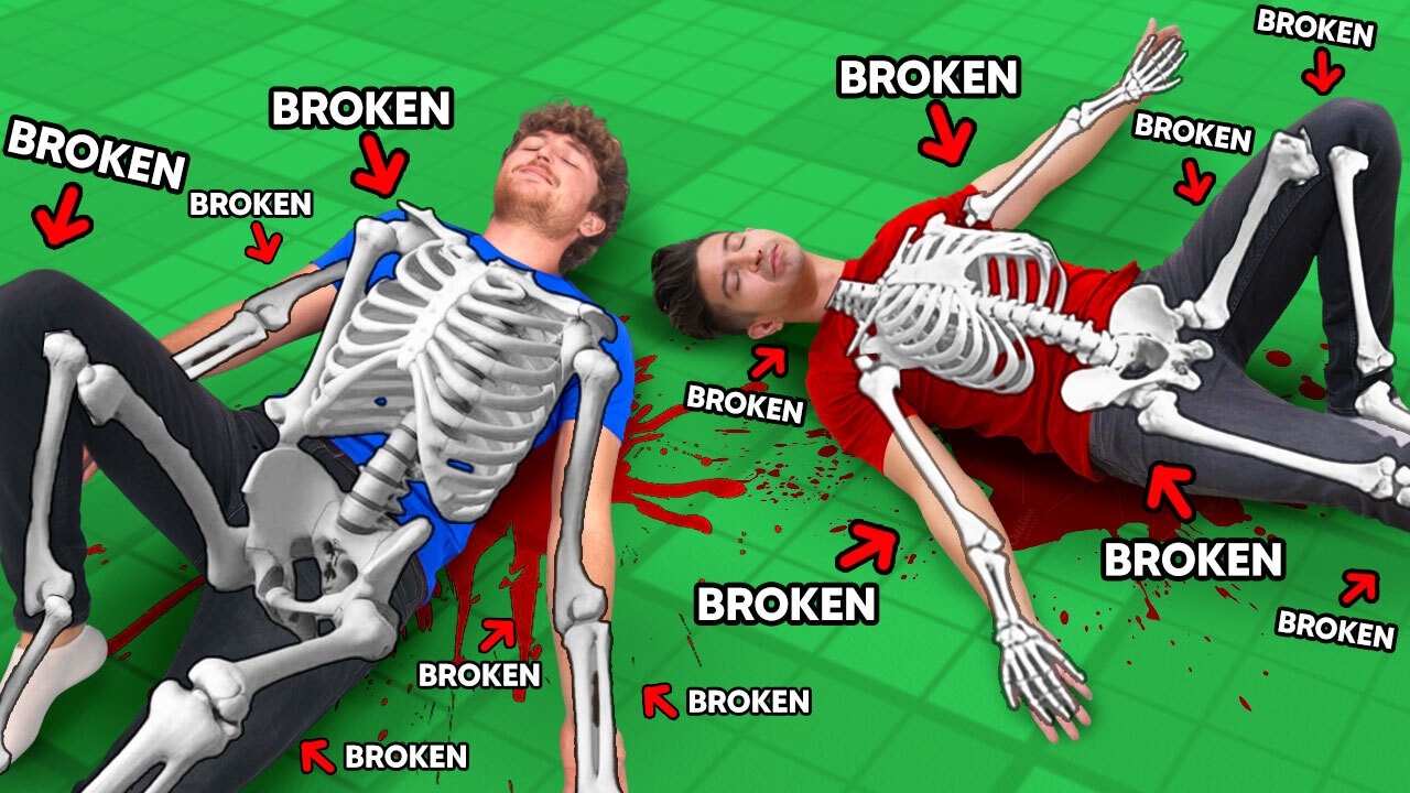 BREAKING EVERY YOUTUBER BONE IN ROBLOX...