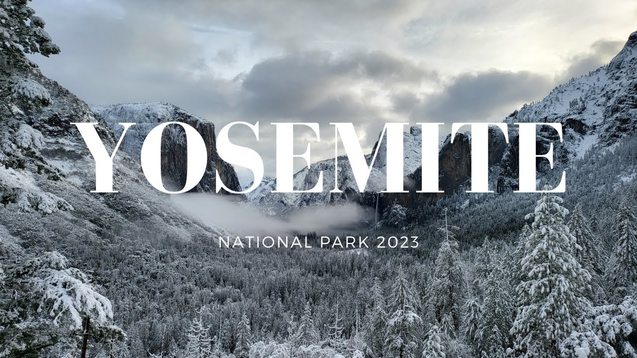 2023 SNOW in Yosemite National Park - Snow - Epic - Most beautiful place on earth!