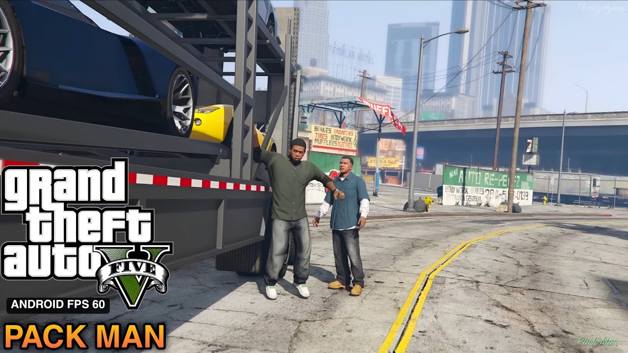 GTA5 | Pack Man | Gamehub Emulator Android gameplay Fps60 | Walkthrough 0 IQ