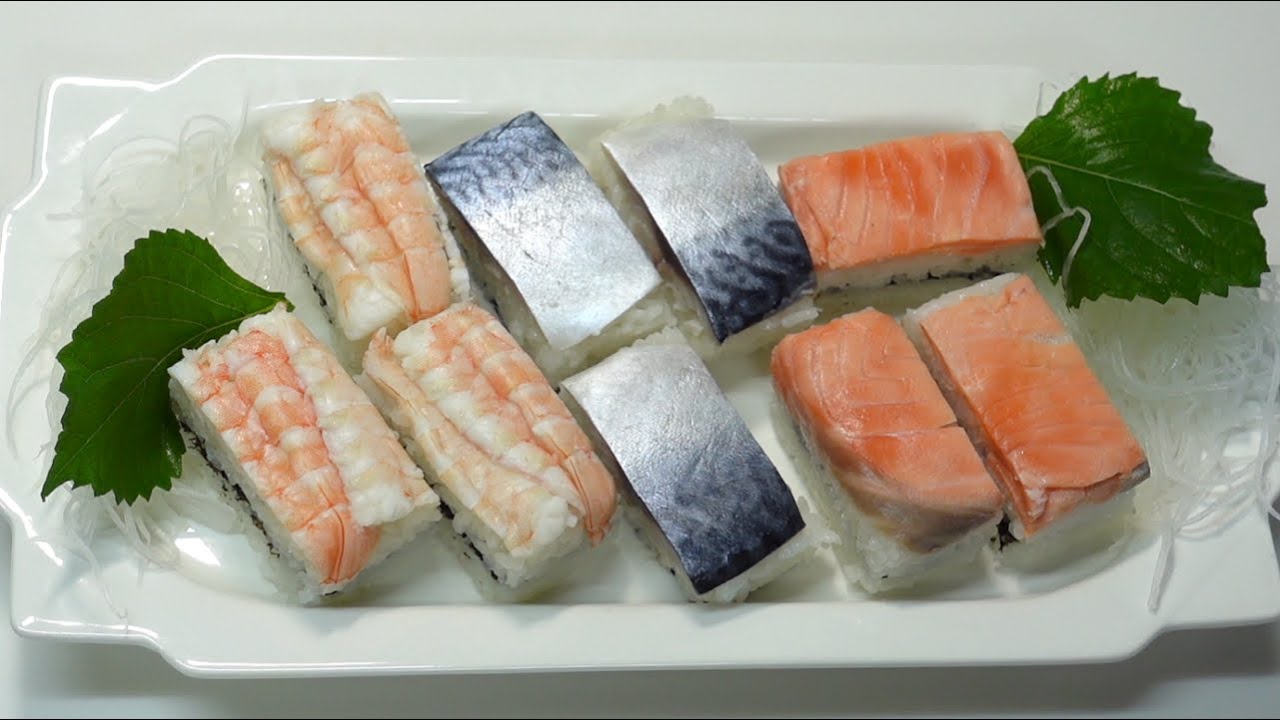 Oshizushi - Pressed Sushi 押し寿司
