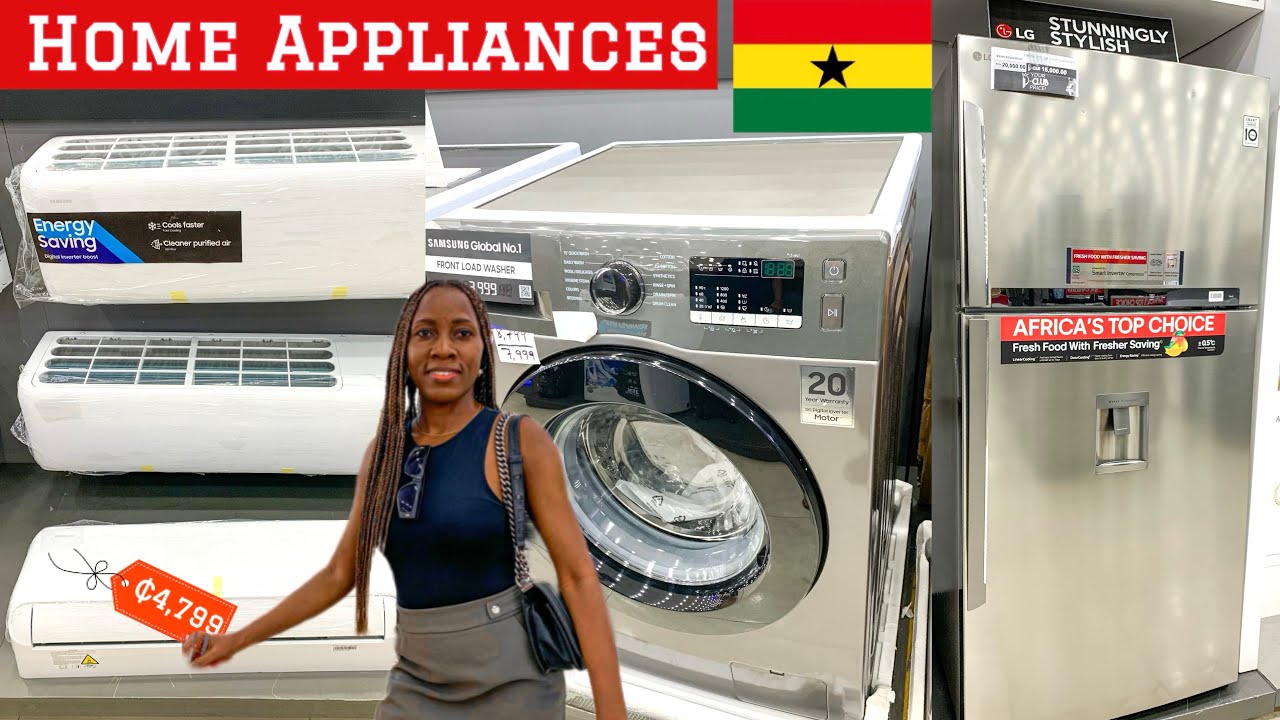 Давайте отправимся за бытовой техникой в ​​Аккре, Гана 🇬🇭 (кондиционеры, стиральные машины и мног...