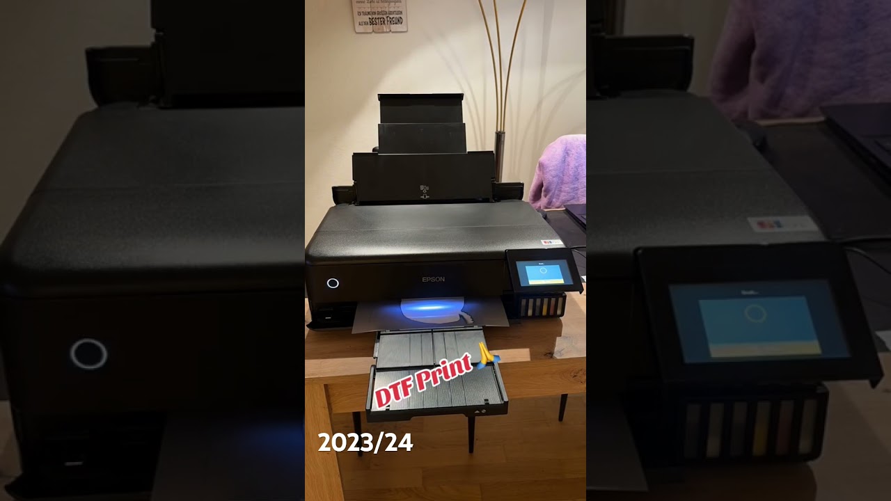 DTF Print on Epson ET-8550 #clothingbrand #viral #epson