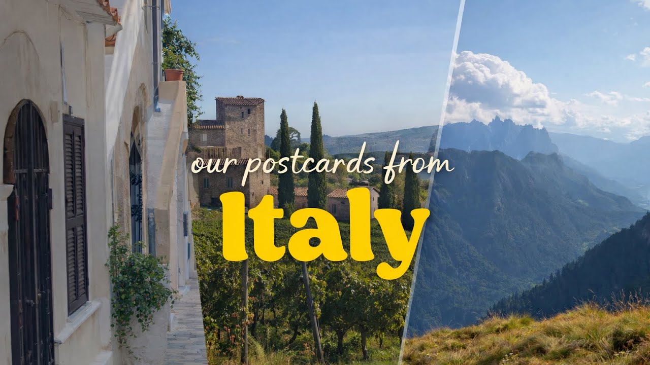 Italian Summer Ambience With Relaxing Music | Us and our two dogs in Italy