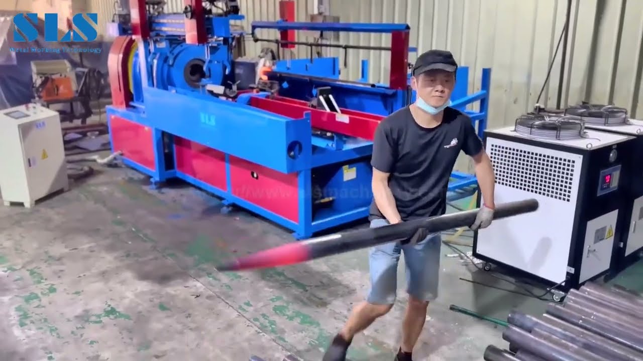 конусность труб указывая машина для винтовыми груда производство #screw pile pipe pointing machine