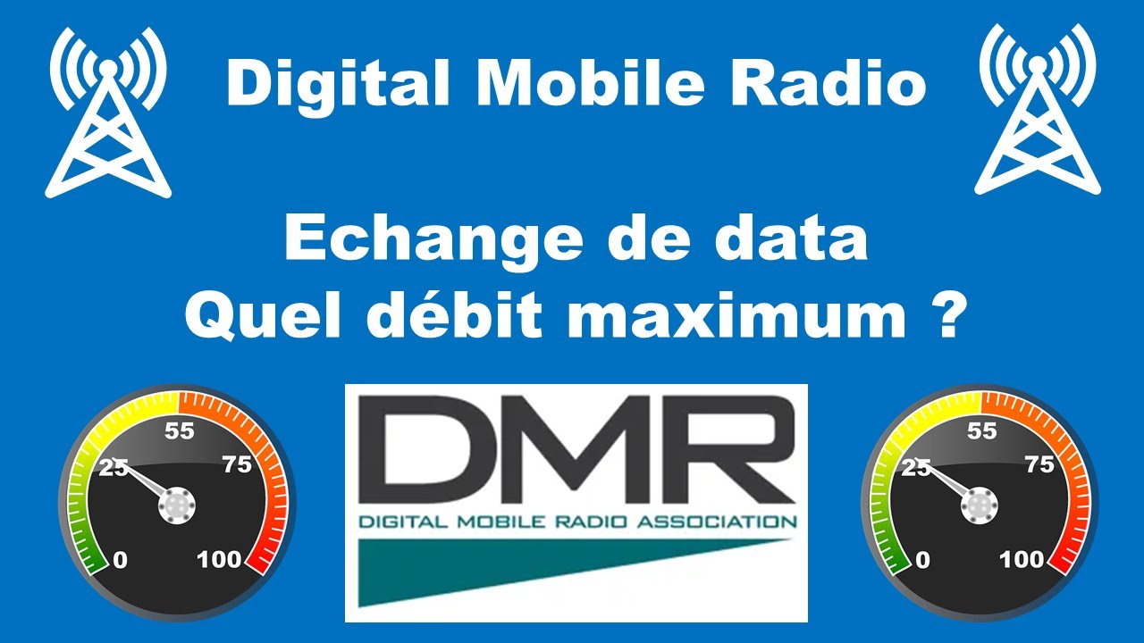 DMR - Envoyer de la data, quel est le débit maximum que l'on peut atteindre ? 3200 bits/s par slot !