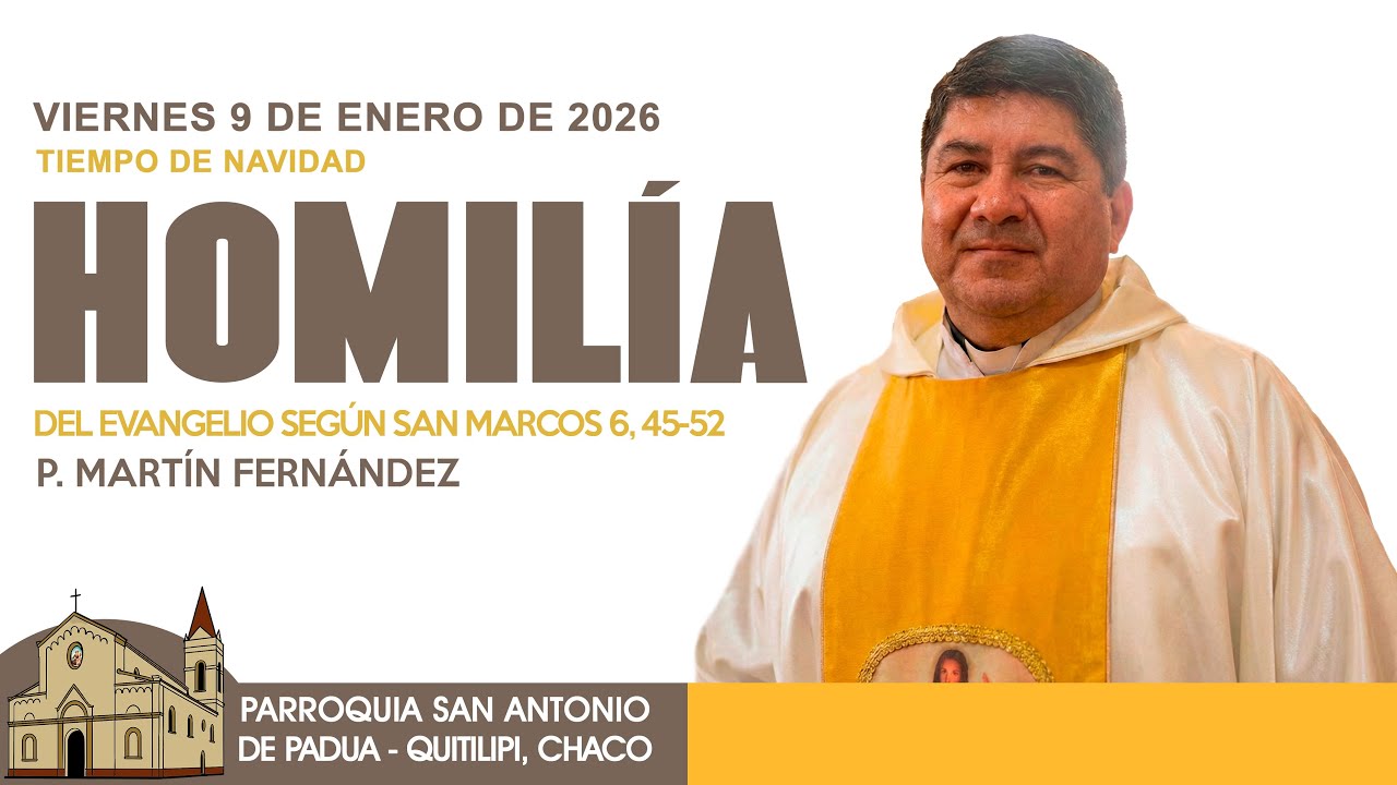 Homilía 9 de enero de 2026 - Padre Martín Fernández