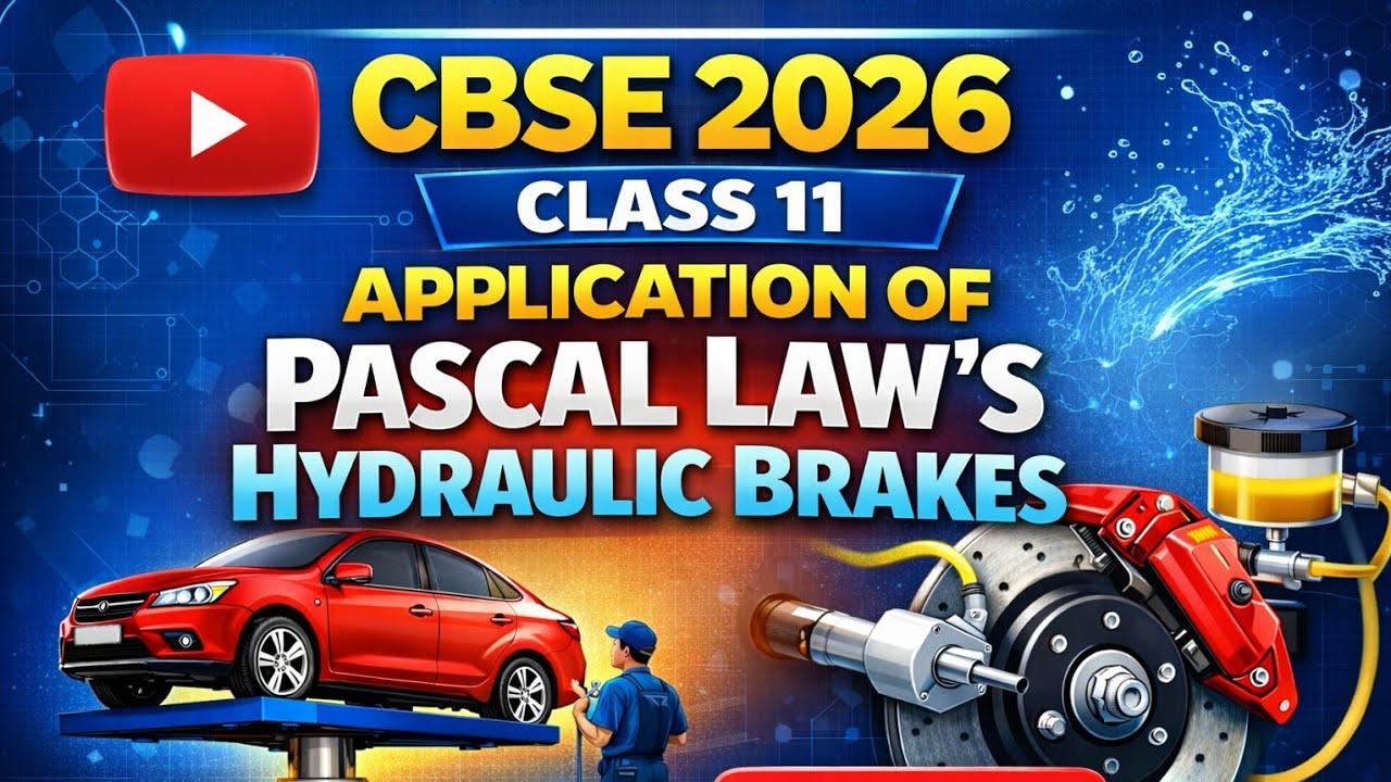 Pascal's Law | Hydraulic Lift | Class 11 Physics| 